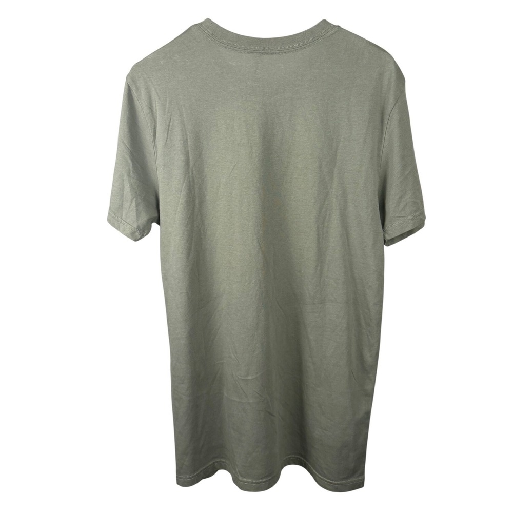 Def Leppard Graphic T-Shirt Mens Small Olive Green Rock Band Logo Tee RN91497 - Picture 2 of 8
